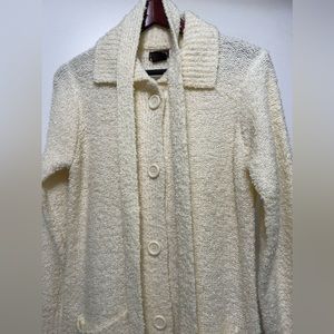 Cream off white long sweater. Hudson’s size 8